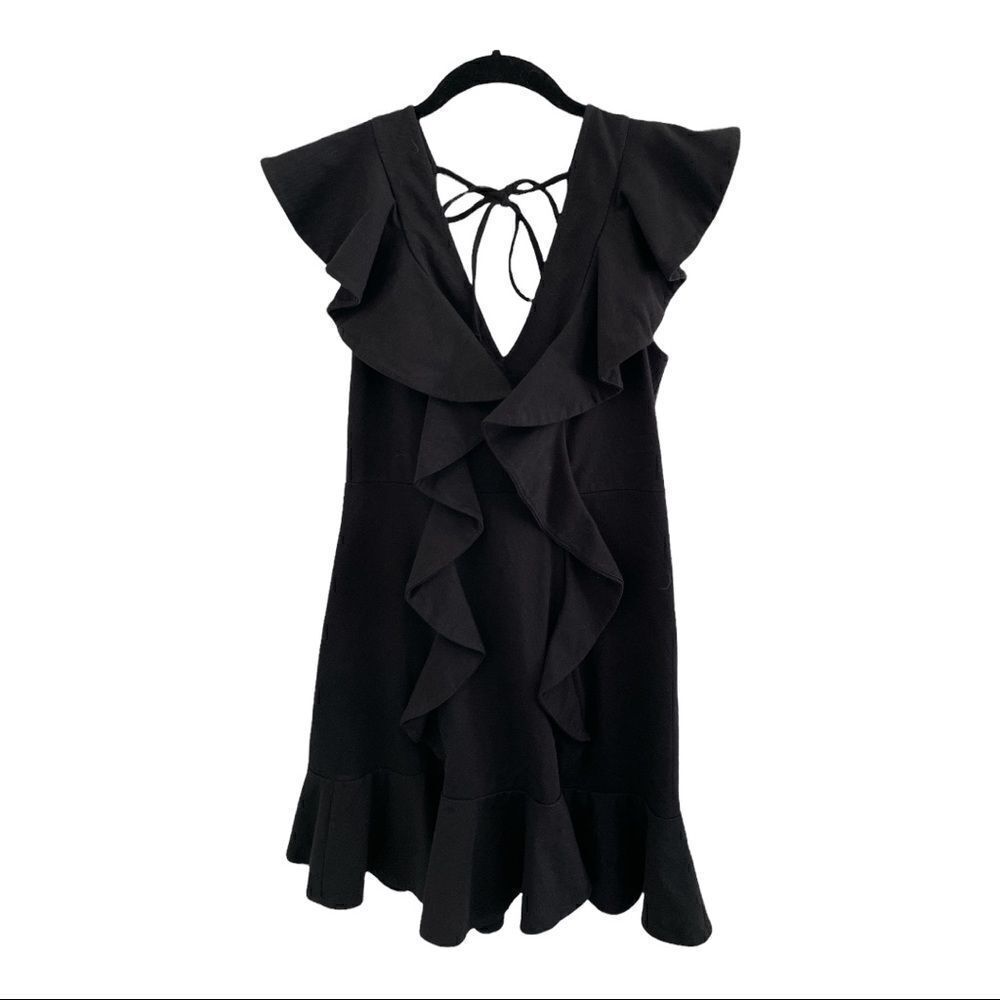 H&M Short Ruffle Flounced Dress 4 - Picture 3 of 9
